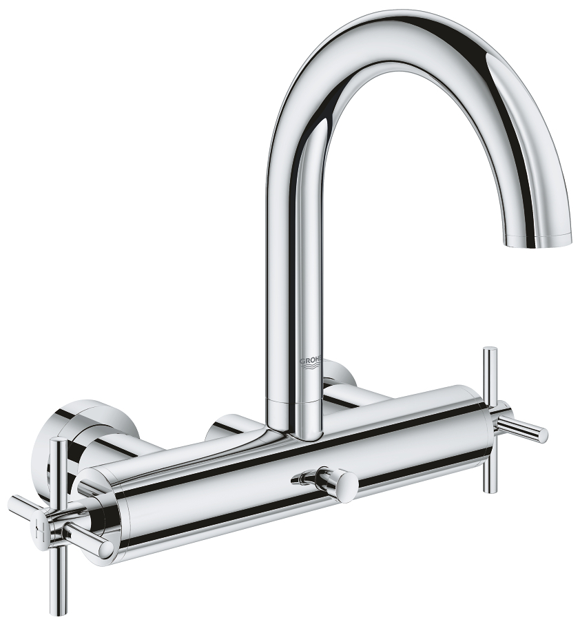 Grohe 25 010 003 Atrio Смеситель для ванны, поворотный ∩ излив, керамика 90°