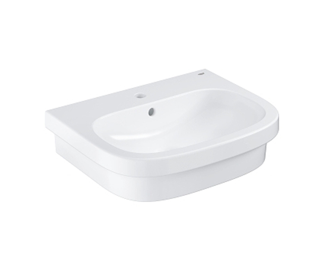 Grohe 39 337 000 Euro Ceramic Раковина полувстраиваемая 600х480 мм, с 1 отв. под смес. и перелив