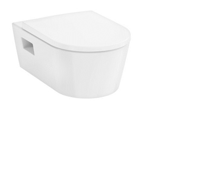 HG 60 207 450 EluPura Original S Унитаз подвесной 540х360, безободковый, с сиденьем, белый