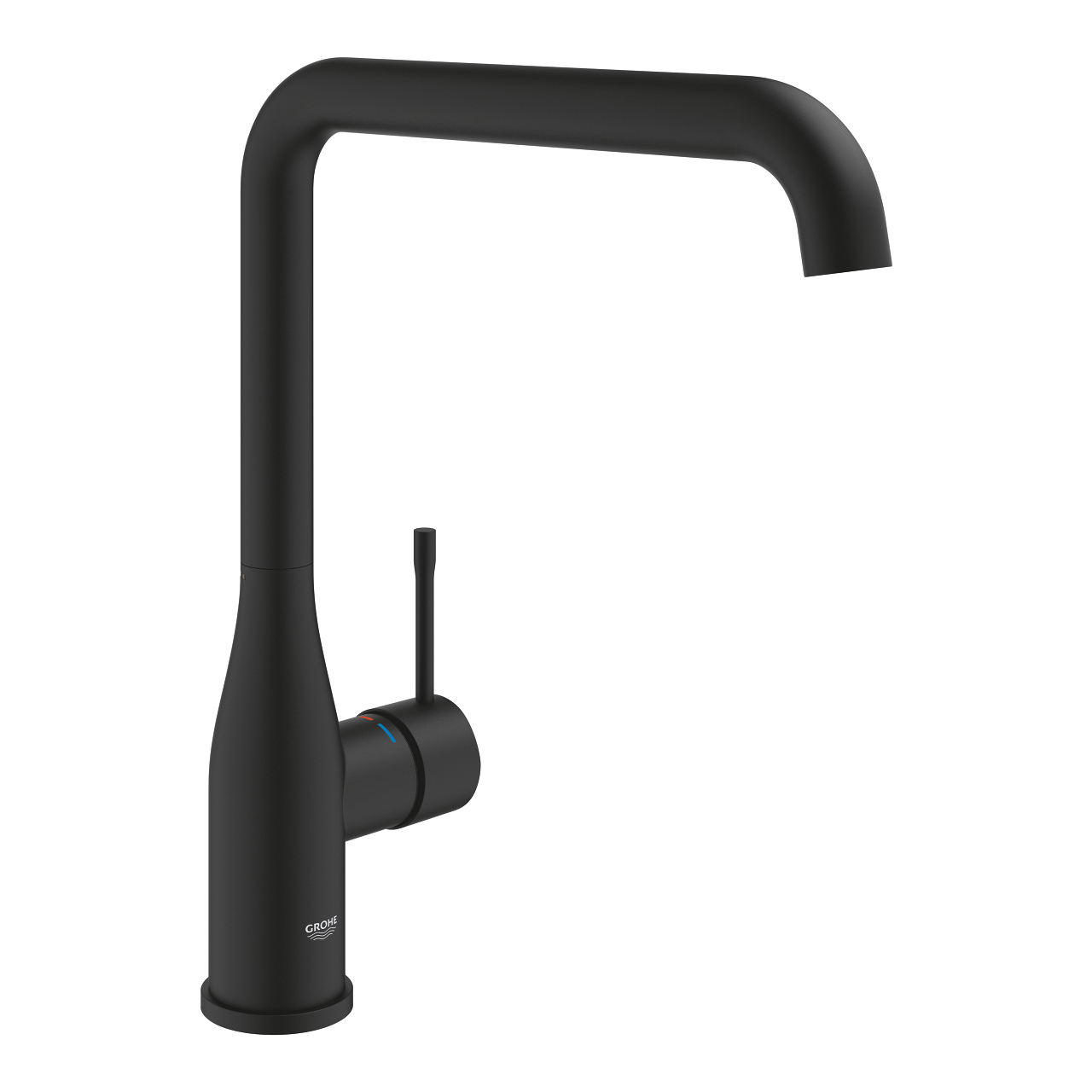 Grohe 30 505 KF0 Essence Смеситель для кухни 250 мм, Г излив, цвет Фантомный чёрный