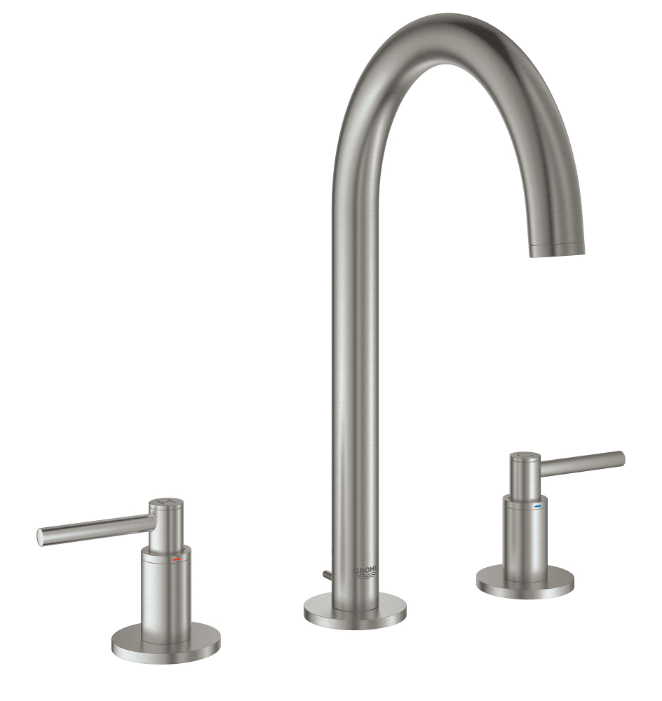 Grohe 20 009 AL3 Atrio Смеситель для раковины 190 мм, на 3 отв., со сливным гарн., Комплект