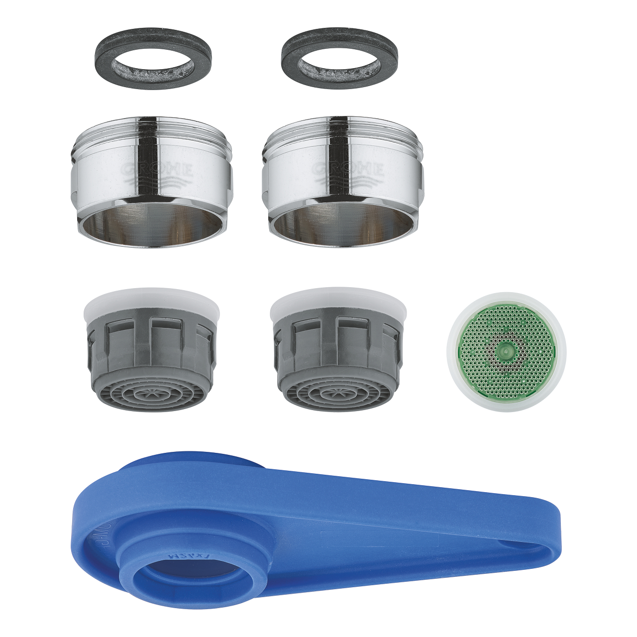 Grohe 40 530 000 Комплект аэраторов 5,7 л/мин, М24(1) и М22(1), ключ