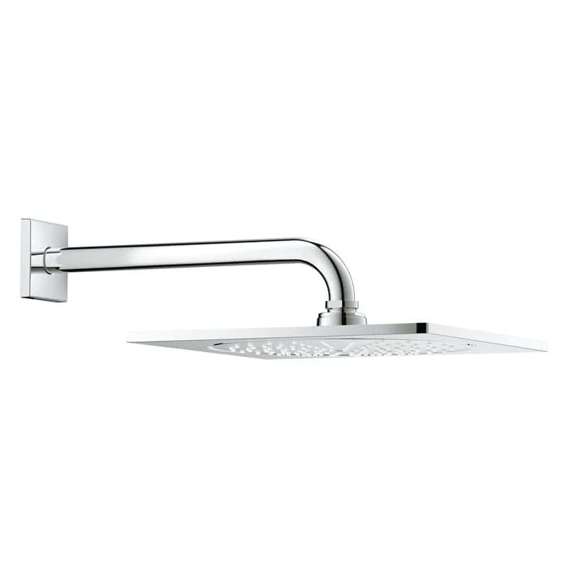 Grohe 26 060 000 Rainshower F-Series Верхний душ 254x254 мм, 1 режим с бок. кроншт. 286 мм