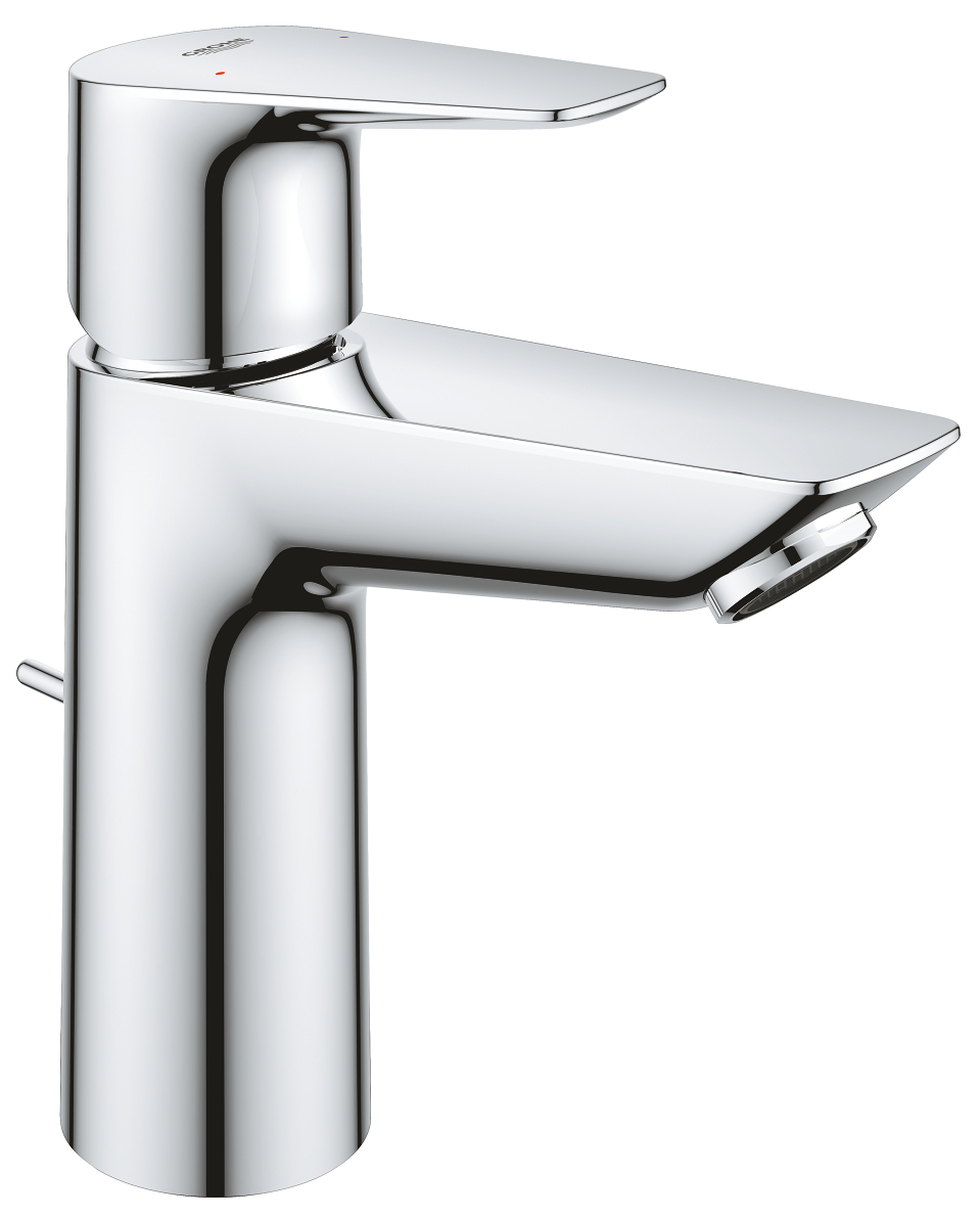 Grohe 23 758 001 BauEdge Смеситель для раковины 108 мм, со сливным гарнитуром, 5,7 л/мин