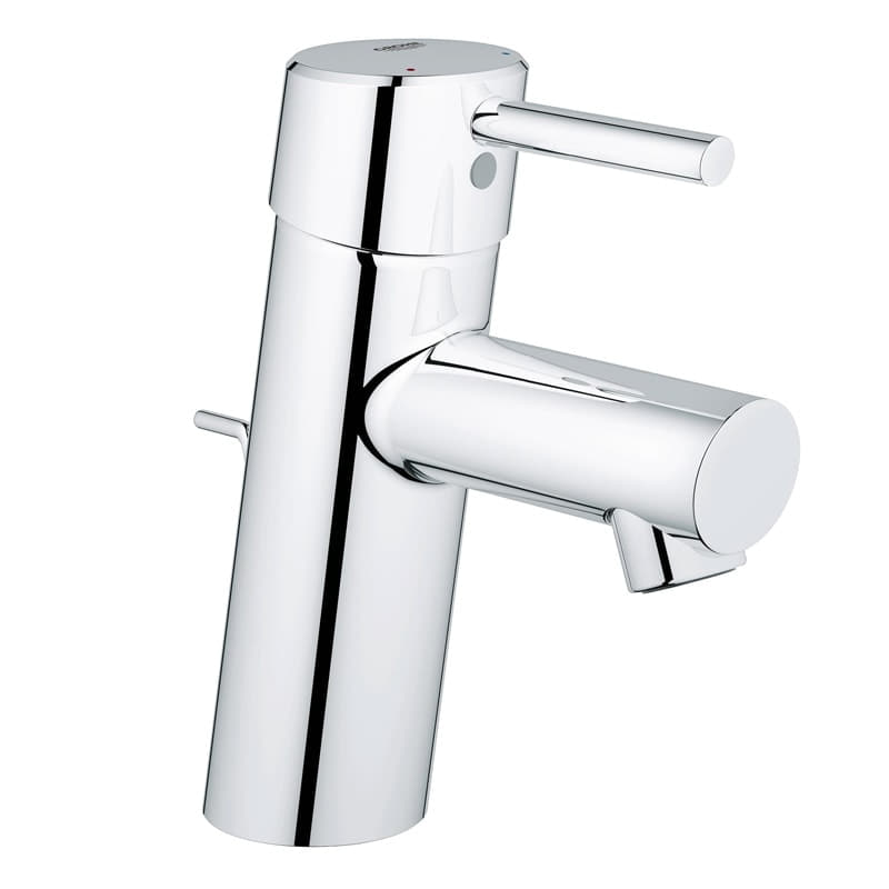 Grohe 32 204 10E Concetto Смеситель для раковины 66 мм, со сливным гарнитуром, EcoJoy
