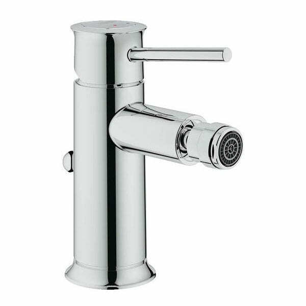 Grohe 32 864 000 BauClassic Смеситель для биде, со сливным гарнитуром