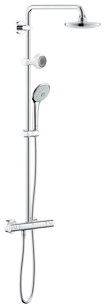 *СНЯТGrohe 26 273 000 Euphoria System Душевая сист. для душа с терм., D180/110 мм, 1/3 реж. EcoJoy