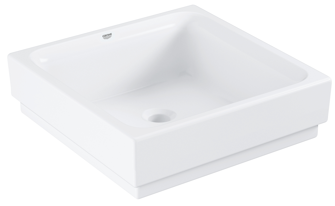 Grohe 39 482 00H Cube Ceramic Раковина свободностоящая 400х400 мм, без отв. под смес., без отв. пере