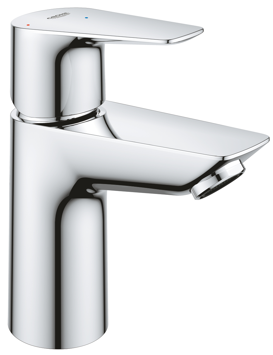 Grohe 23 899 001 BauEdge Смеситель для раковины 89 мм, PushOpen, CoolStart, EcoJoy 5.7 л/мин