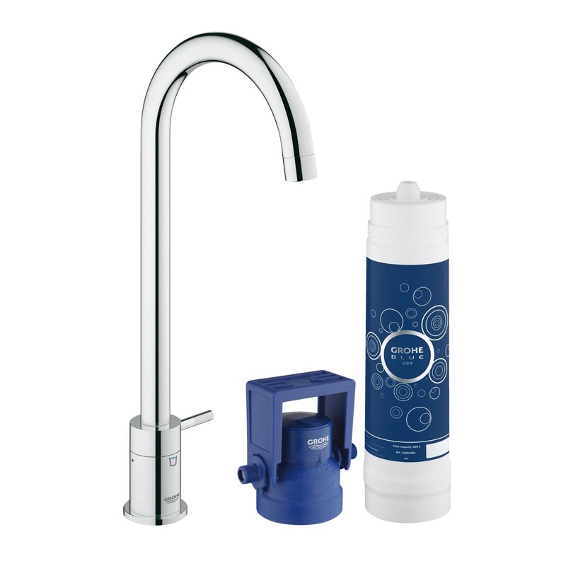 Grohe 31 301 001 GROHE Blue Mono Pure Вертикальный вентиль для кухни 282 мм, Стартовый комплект