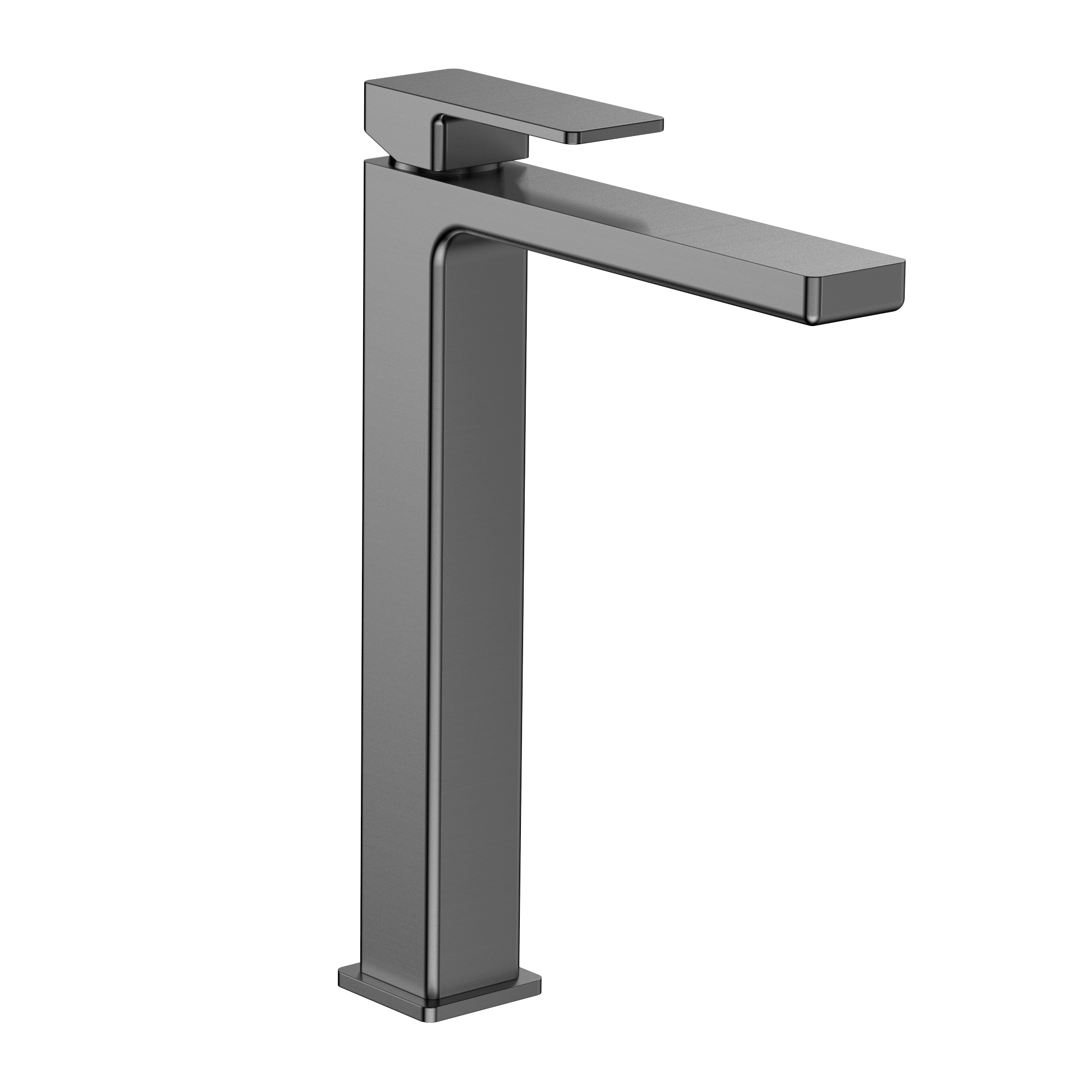 AQM6814GM Savona Смеситель для свободностоящей раковины 250мм, гладкий, подводка ½", металл