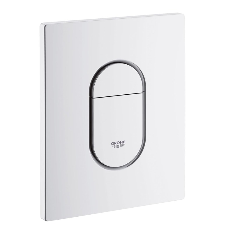 Grohe 38 844 SH0 Arena Cosmopolitan Накладная панель, 2 объема, вертикальный монтаж, 156х197 мм