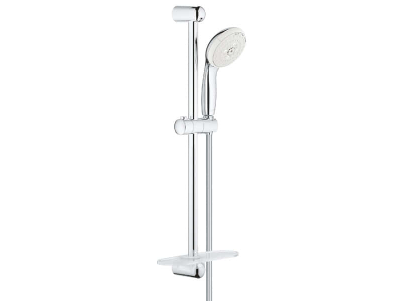 Grohe 27 927 001 New Tempesta Душевой гарнитур L=600 мм, Ø100 мм, 3 режима, с полочкой