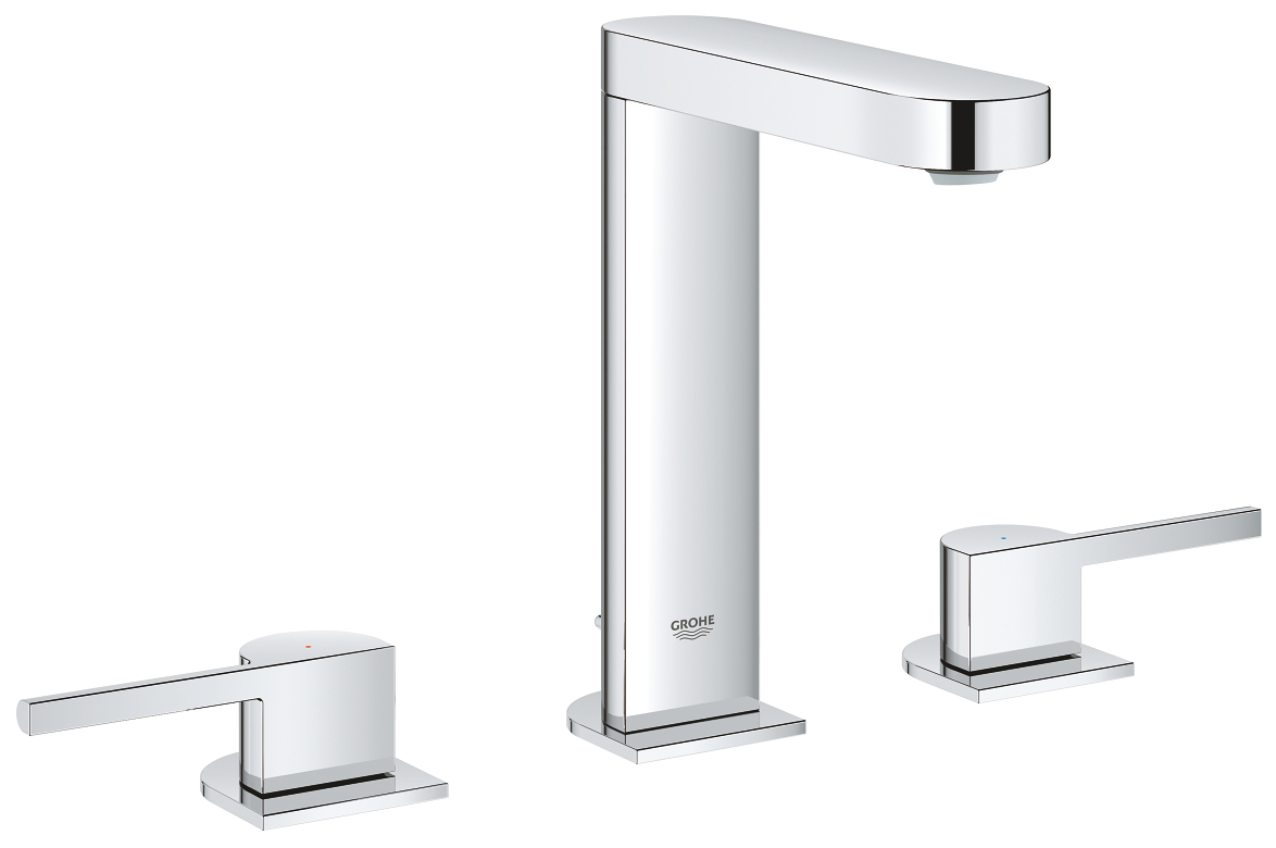 Grohe 20 301 003 Plus Смеситель для раковины 175 мм, на 3 отв., кер. 90°, со слив. гарн., 5,7л/м